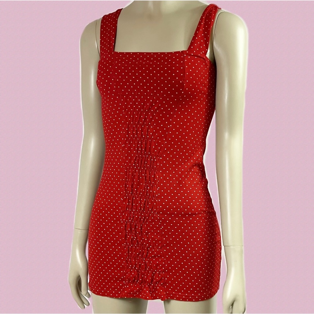 Retro Polka Dot Mini Dress